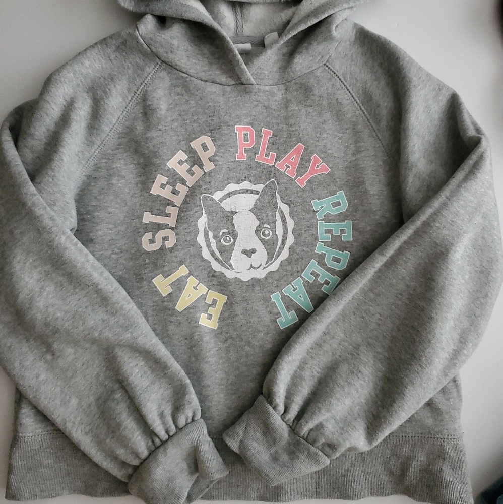 Girls GAP Hoodie Pullover Fits Size 7/8